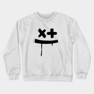 Smiley Face - Painted Crewneck Sweatshirt